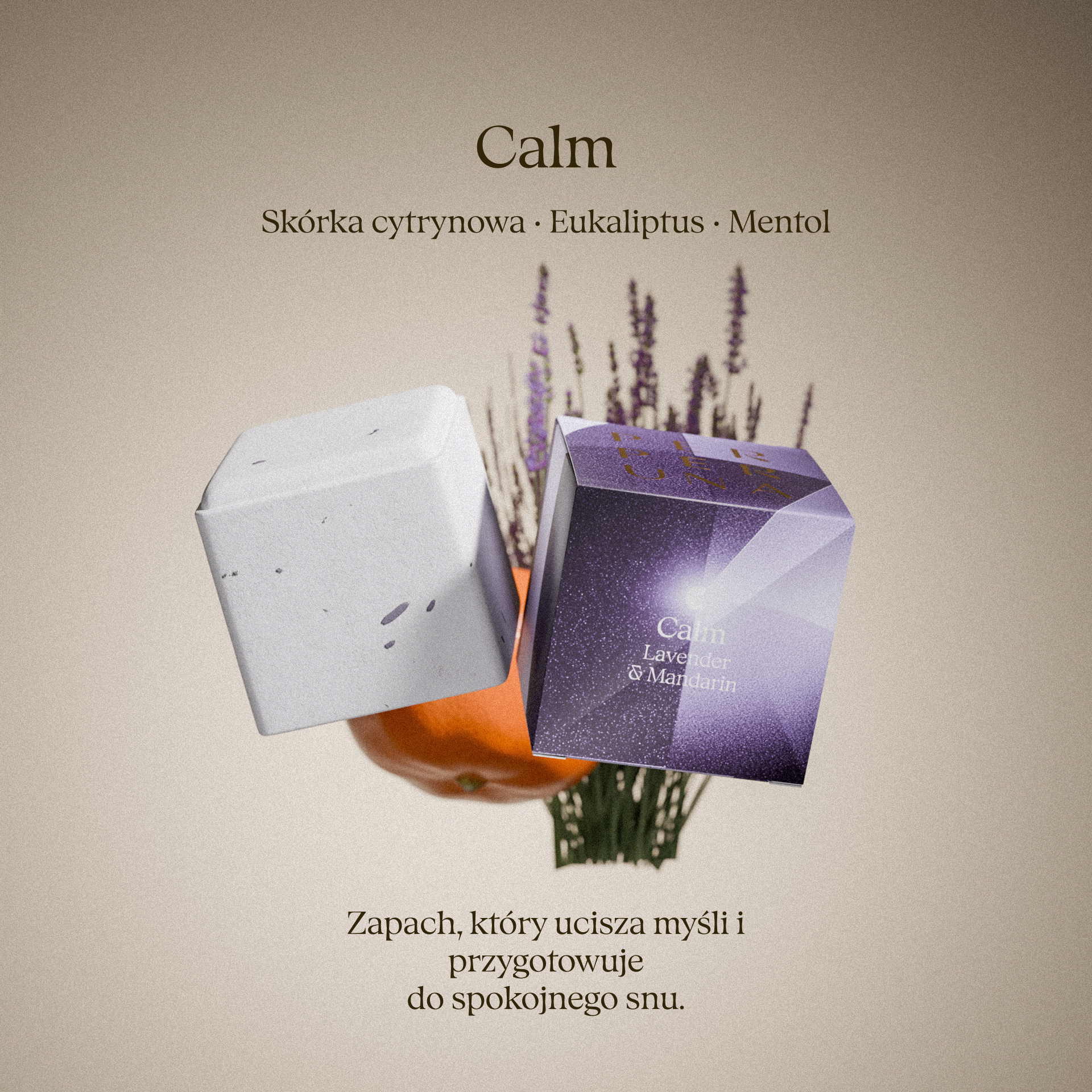 Calm — Aromatyczna kostka pod prysznic