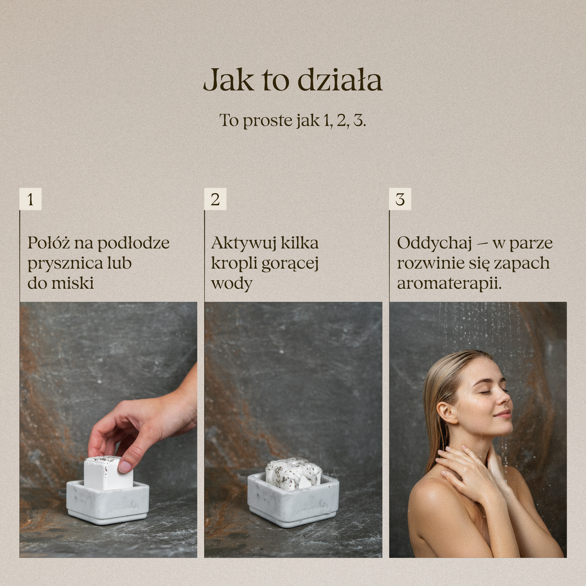 Refresh – Aromatyczna kostka pod prysznic