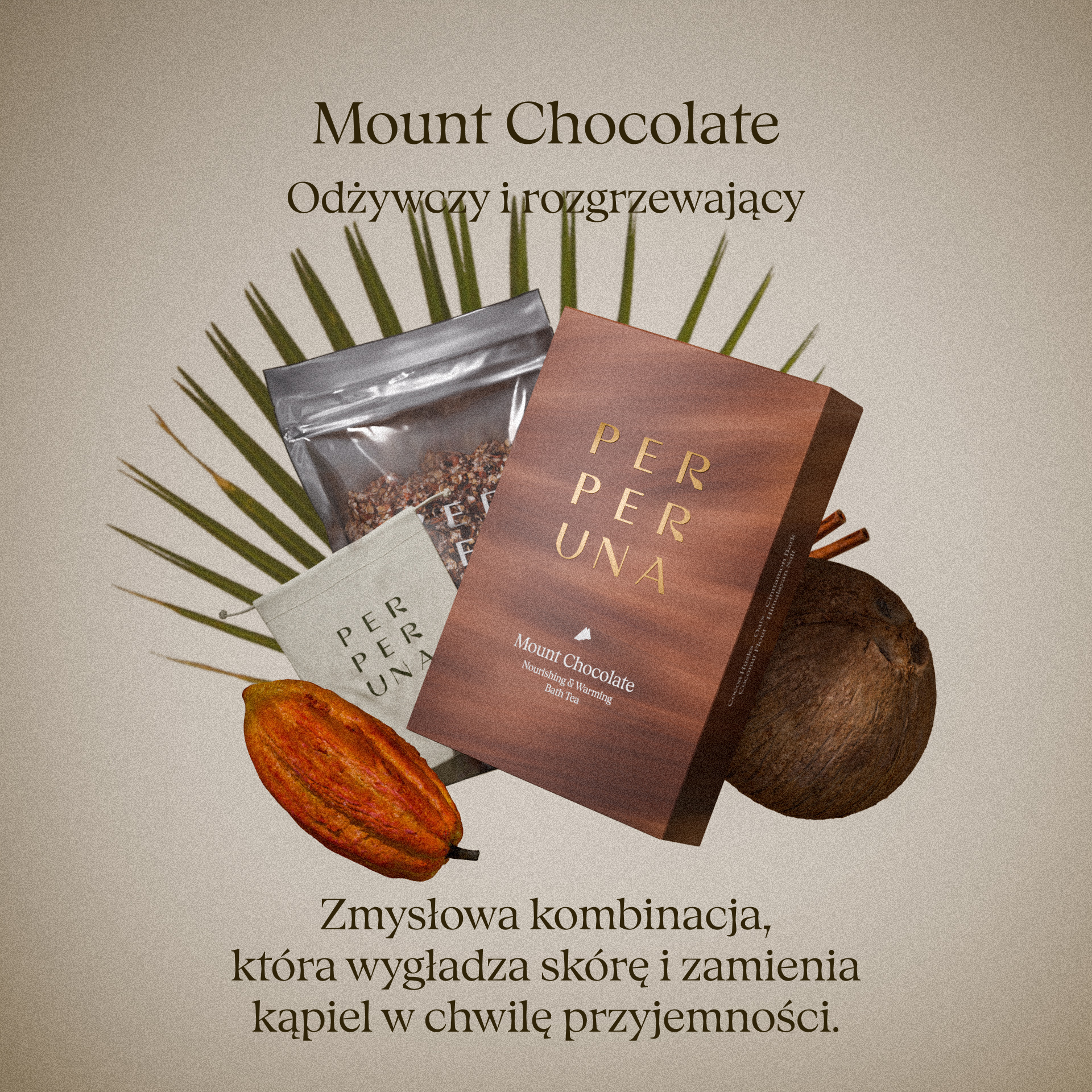 Mount Chocolate – Herbatka do kąpieli – Rozgrzewająca i odżywcza
