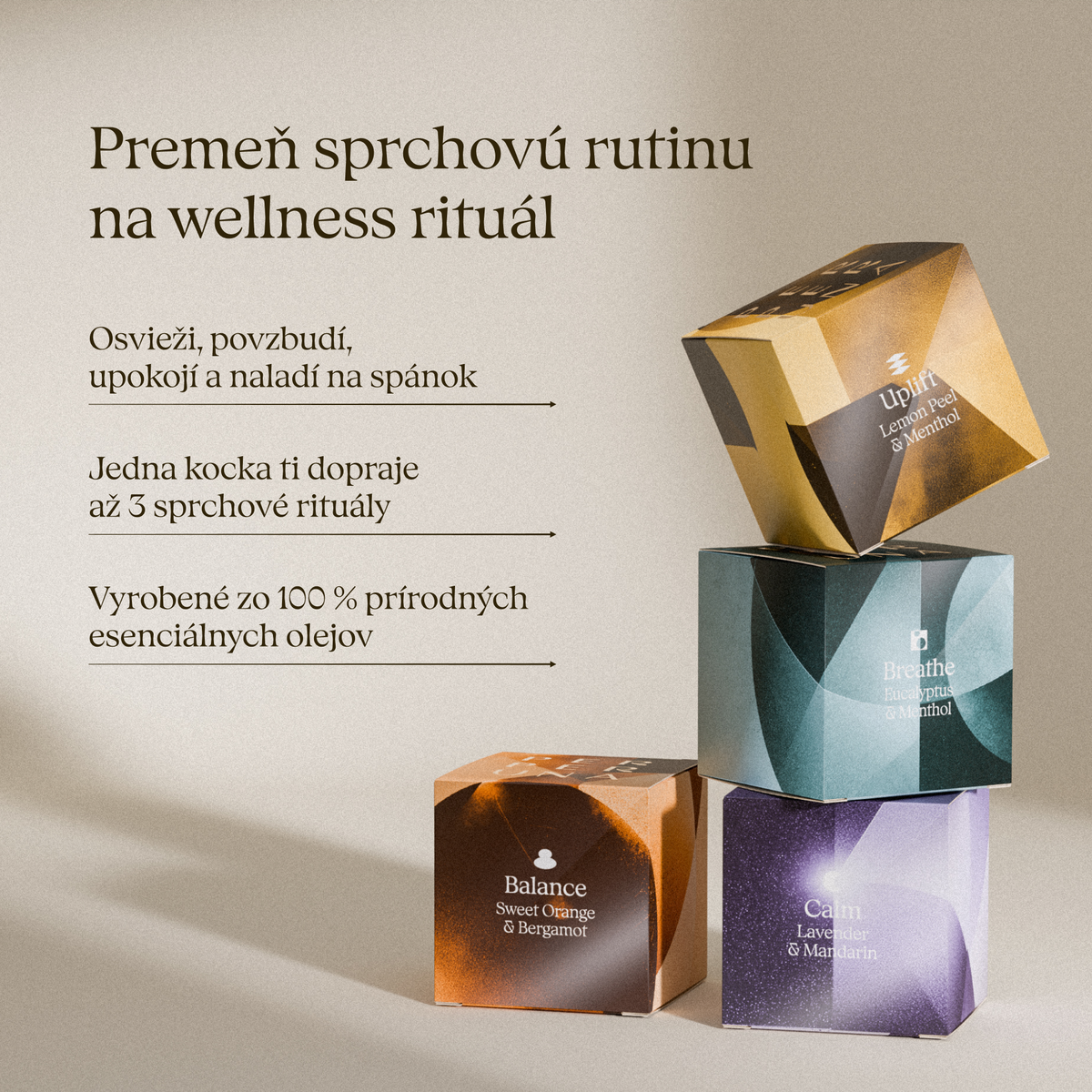 Zestaw korzystny – 10 kostek pod prysznic
