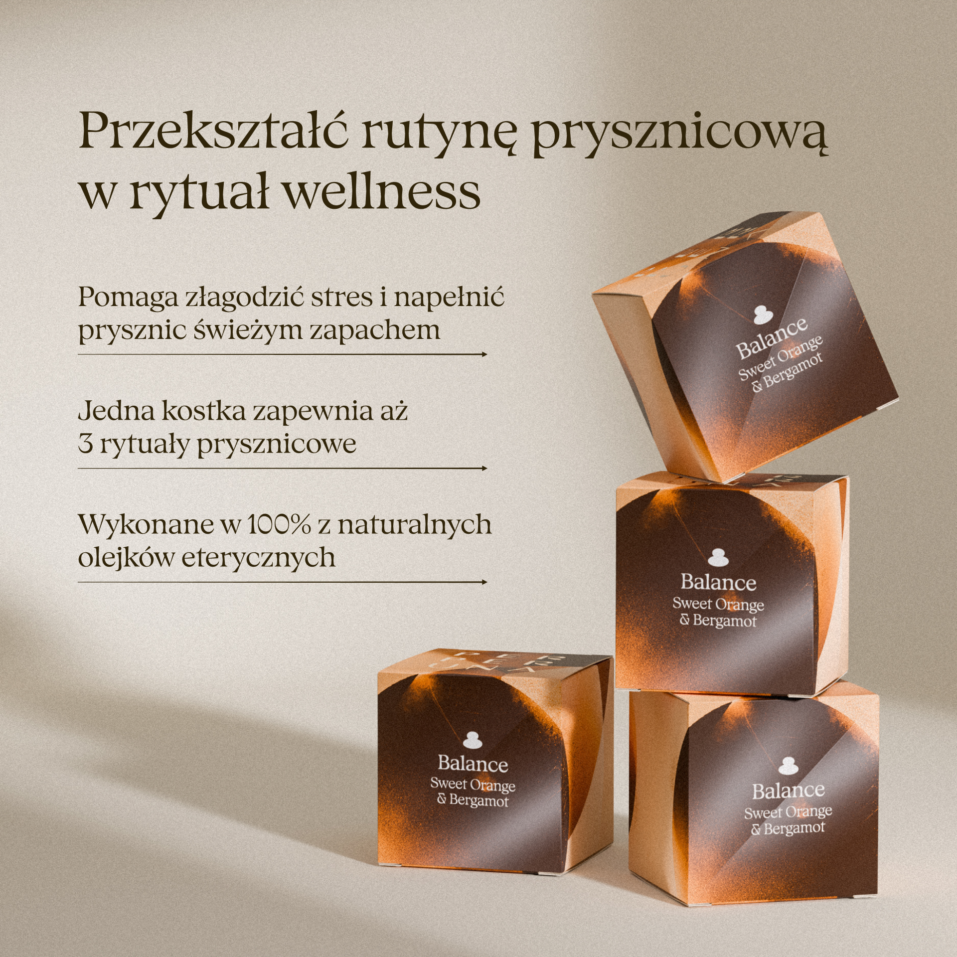Balance – Aromatyczna kostka pod prysznic