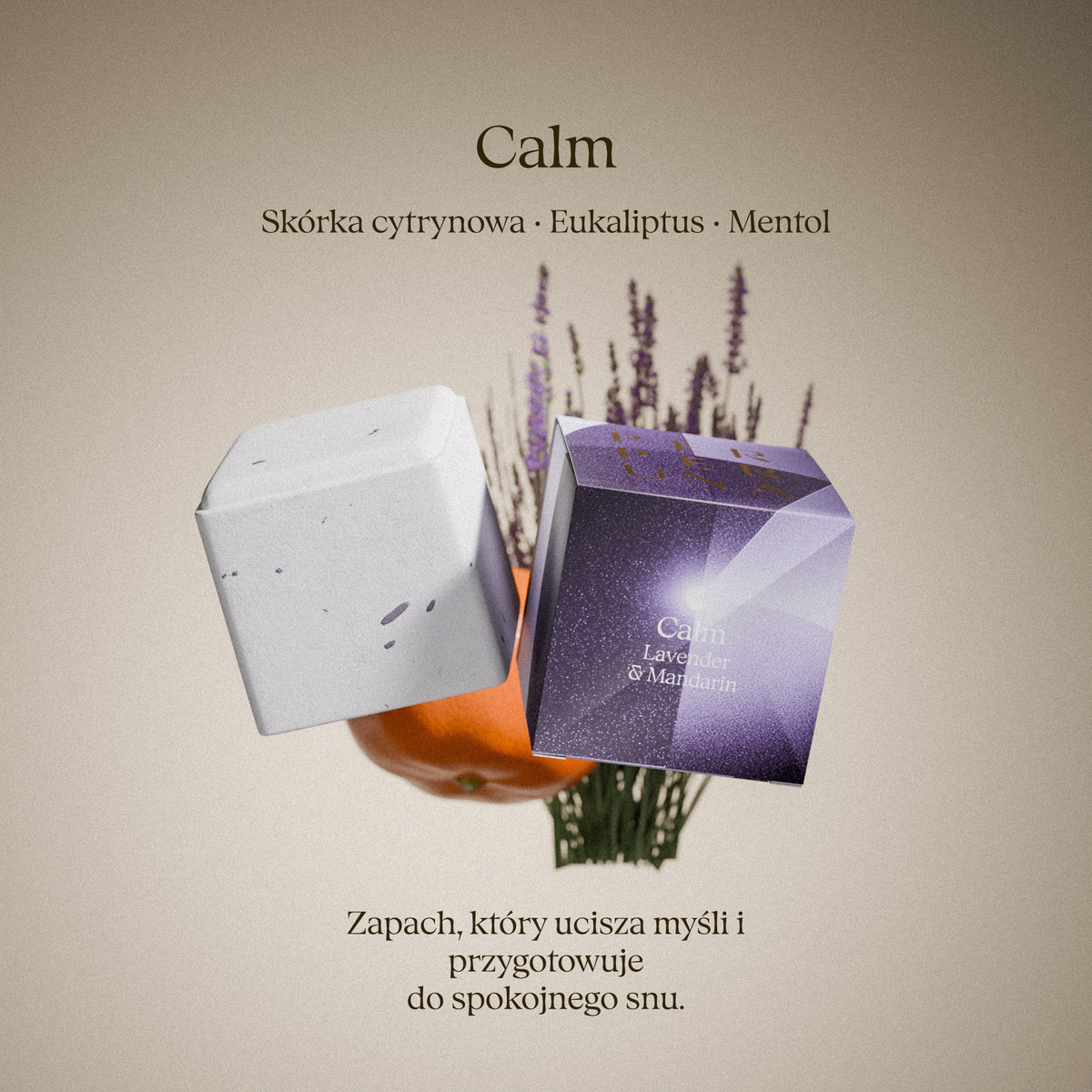 Calm – Aromatyczna kostka pod prysznic