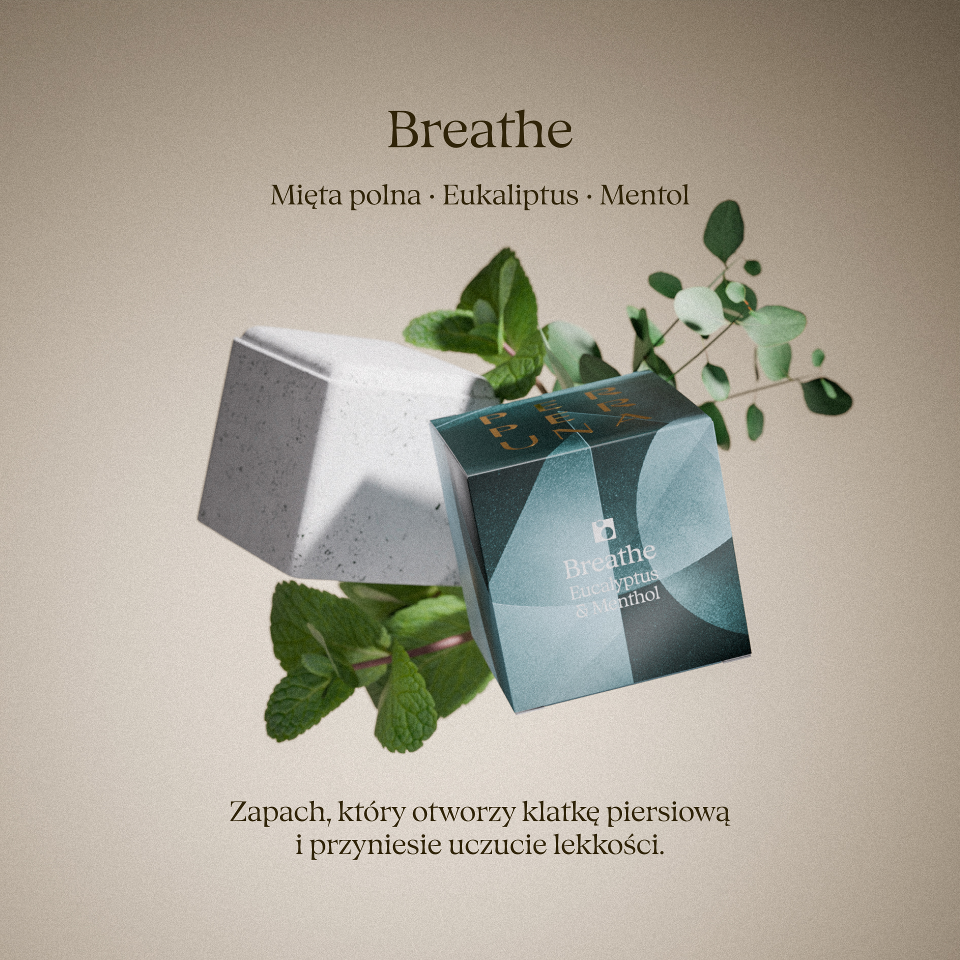 Breathe – Aromatyczna kostka pod prysznic