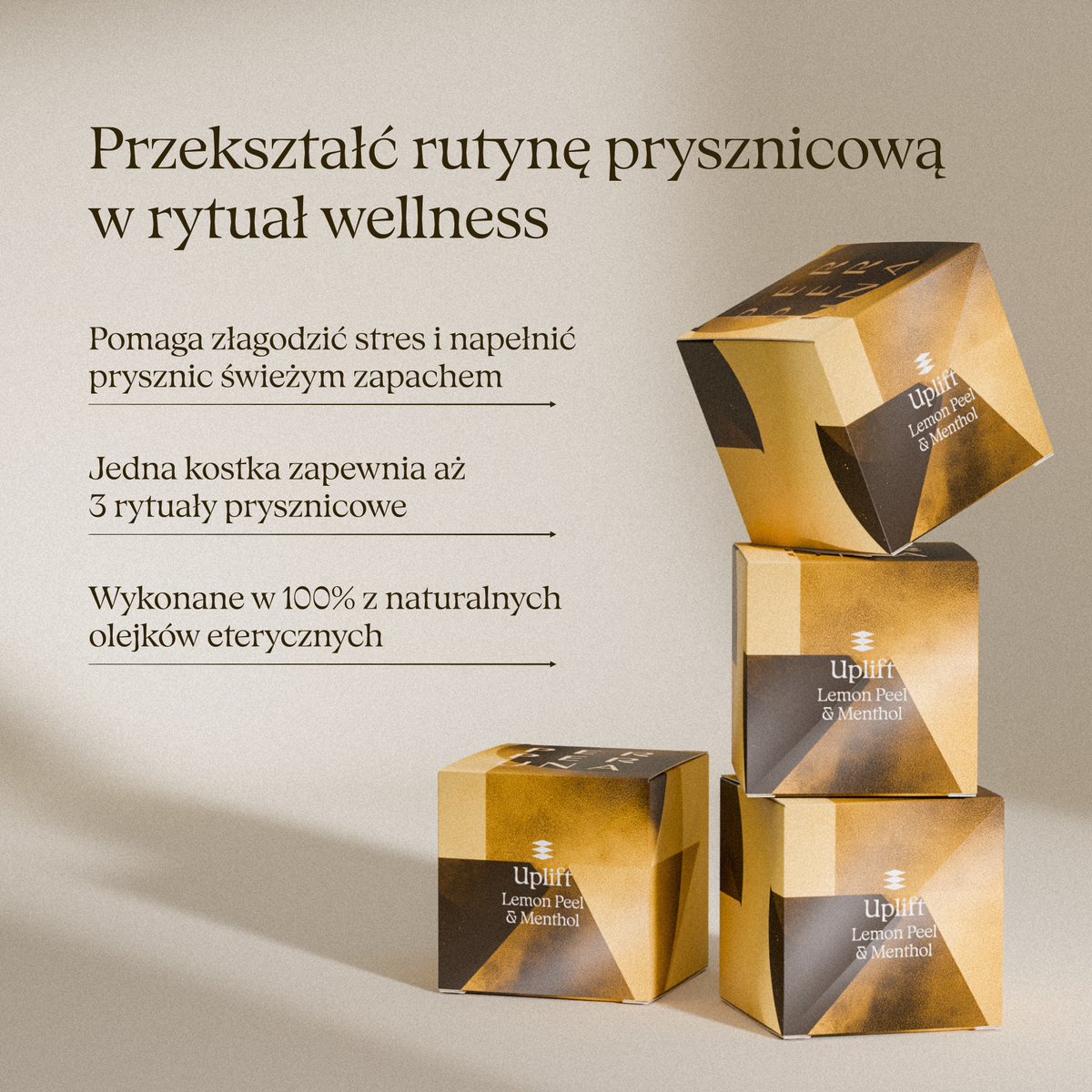Uplift – Aromatyczna kostka pod prysznic